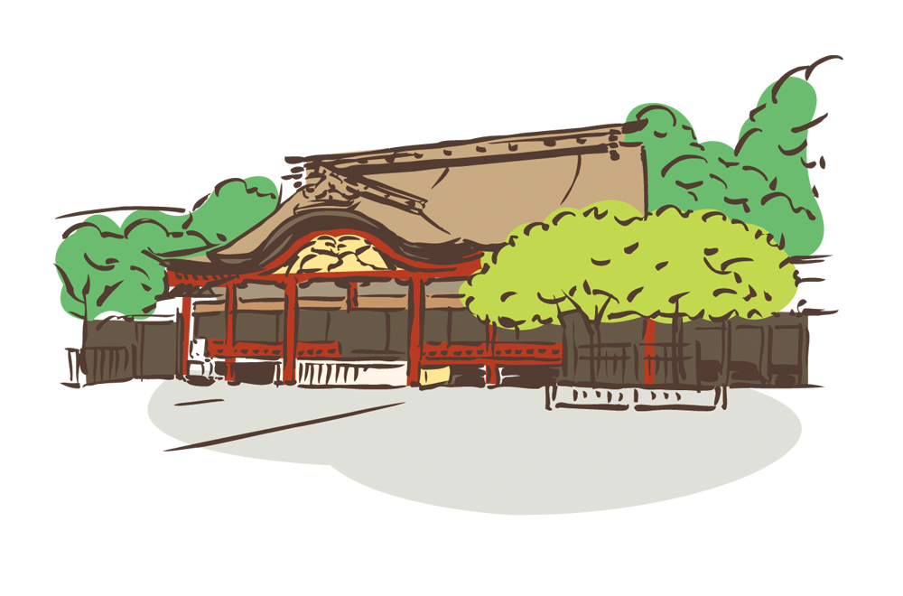 日本の観光地(九州地方)を描く(筆ペン画) | ネクストワンWebマガジン