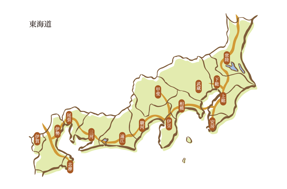 日本の旧国名 五畿七道マップを描く 筆ペン画 ネクストワンwebマガジン